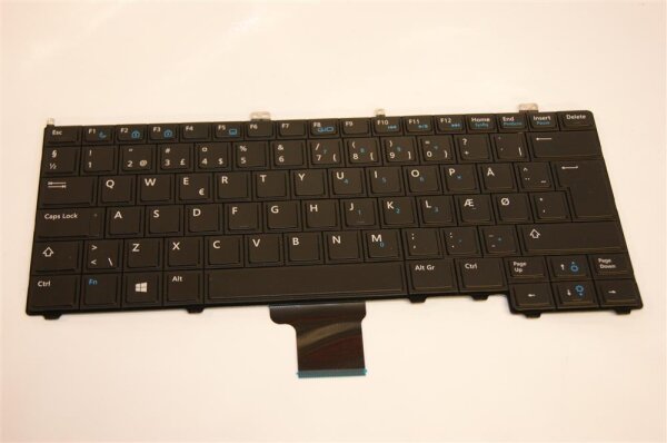DELL Latitude E7240 Original Tastatur Keyboard Dansk Layout 0WCC9W #2941
