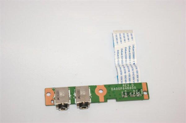 HP Compaq Presario CQ71-403E0 Audio Sound Board mit Kabel DA00P6AB6D0 #2994