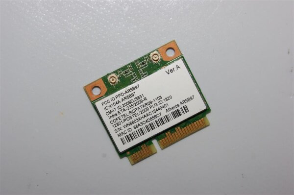 Acer Aspire 3830T-2314G50nbb WLAN Karte WiFi Modul Wireless half AR5B97 #3042