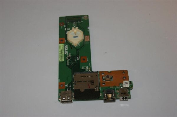 ASUS A52J K52J USB LAN Power SD Kartenleser Board 60-NXMDC1000 #3076