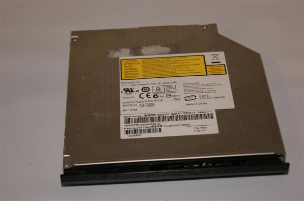 Lenovo G550 SATA DVD Laufwerk 12,7mm AD-7580S #3084