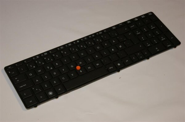 HP EliteBook 8560w ORIGINAL Keyboard Dansk Layout!! 652682-081 #3136