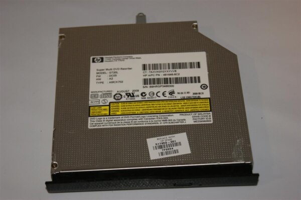 HP Compaq Presario CQ61-310S0 SATA DVD Laufwerk 12,7mm 517850-001 #3148