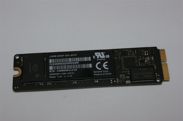 ORIGINAL SSD HDD Festplatte 128GB für MacBook Air 2013 2014 655-1837D #3149