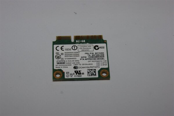 Lenovo Thinkpad T420 4236--W9G WLAN WIFI Karte Card 60Y3253 #3127