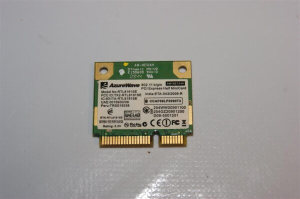 Medion Akoya P6622 MD 98250 Wlan Wifi Card Karte RTL8191SE #2650A