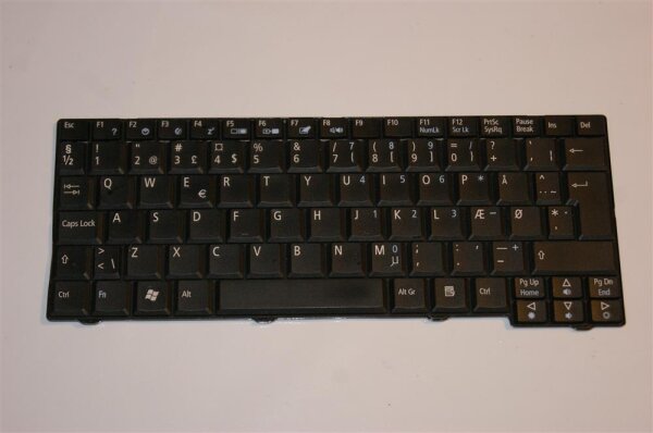 Acer Aspire One ZG5 Tastatur Keyboard dänisches Layout schwarz AEZG5M00020 #2294