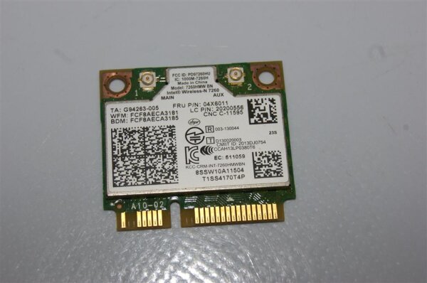 Lenovo ThinkPad E540 WIFI WLAN Karte Card 04X6011 7260HMW #3310