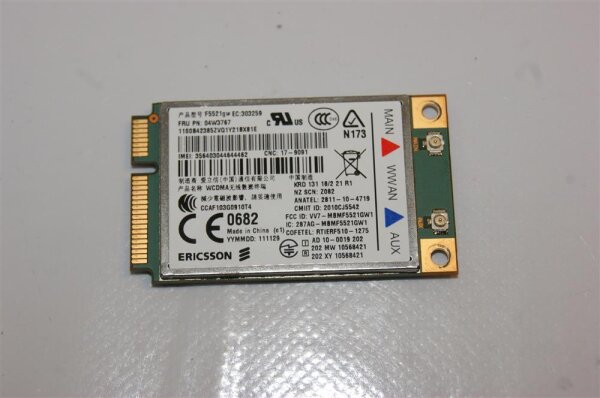 Lenovo ThinkPad L420 7827-RG4 WWAN UMTS Karte 04W3767 #3130