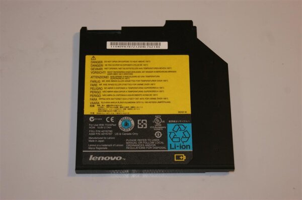 IBM Lenovo T61 7659-BK4 AKKU Battery 10.8V/2.7AH 40Y6787 #2303