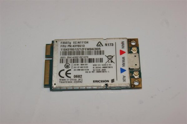 Lenovo ThinkPad X301 WWAN UMTS Card 43Y6513 #3351