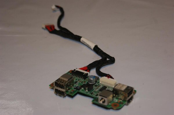 Medion Akoya P7610 USB Powerbuchse Board mit Kabel GDA812033  #3390