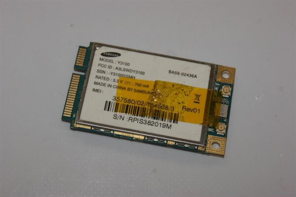 Samsung NC10 NP-NC10 3G WWAN HSDPA Karte BA59-02436A #2292_02