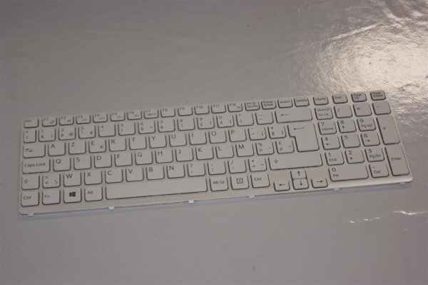 Sony Vaio SVE171E11M ORIGINAL AZERTY Keyboard white!! 6H.4XXKB.045 #3511