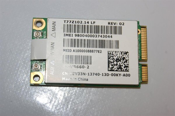 DELL Latitude E6410 WWAN UMTS Karte Card 0GV33N #3514