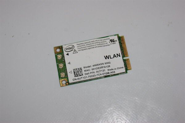 Dell XPS M1330 PP25L WLAN WIFI Karte 4965AGN 0UT121 #3059_03