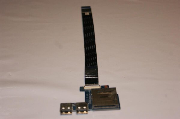 HP ENVY 17 1000 Serie Dual USB SD Kartenleser Board mit Kabel DASP8ATB6D0 #3545