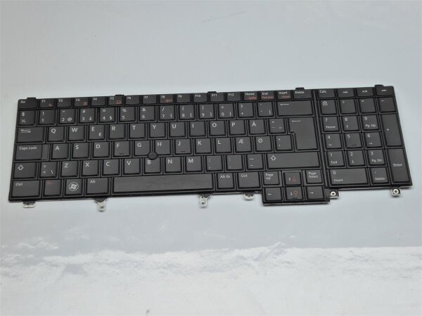 Dell Latitude E6520  ORIGINAL Dansk Keyboard Tastatur 01TWCK #3561