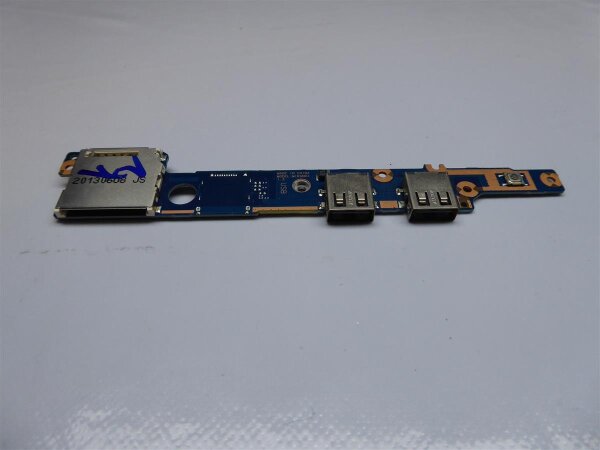 Samsung UltraBook NP740UE Dual USB SD Kartenleser Board #3599