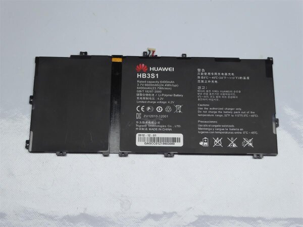 Huawei MediaPad s10-101w ORIGINAL Akku Batterie HB3S1 (6400mAh) #3626