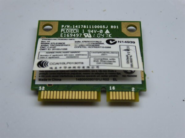 Toshiba Satallite C660D-15K WLAN Karte WIFI CARD RTL8188CE #3675