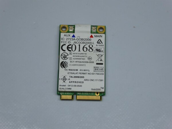 Lenovo ThinkPad T410s Gobi2000 3G WWAN UMTS Karte 60Y3183 #3710