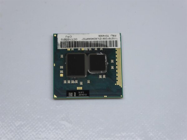 Lenovo ThinkPad T510 Intel Core i-5 450M 2.4GHz CPU Prozessor SLBTZ #CPU-43