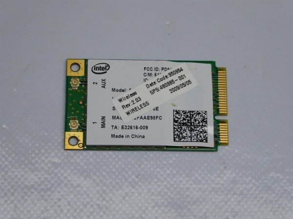 HP Compaq 6730s Intel N232 512AN_MMW Wifi WLAN Karte 480985-001 #3728