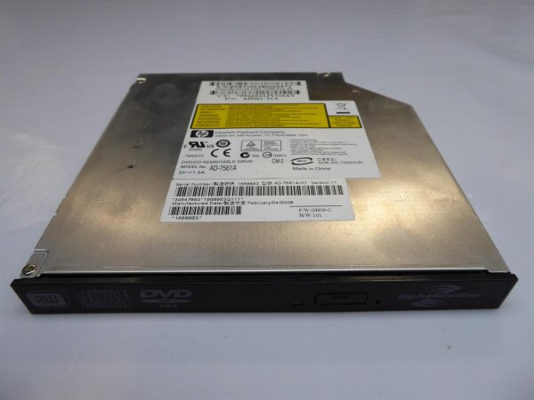 HP Compaq 8710p IDE DVD Laufwerk mit lightScribe 12,7mm 445961-TC0 #2417