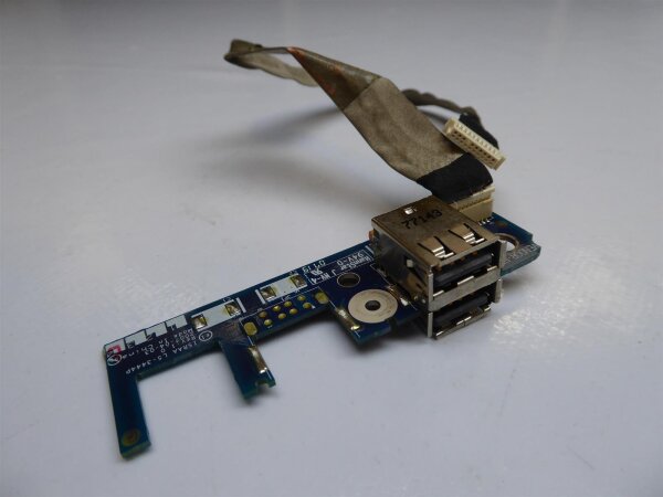 Toshiba Satellite P200 P205 Dual USB Board mit Kabel LS-3444P #2491_6