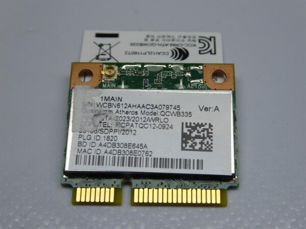 Packard Bell EasyNote TE69kb WLAN Karte Wifi Card QCWB335 #2315