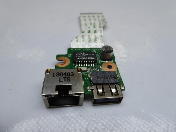 HP Pavilion 15-072so USB LAN Board mit Kabel DA0R65TB6D0  #3813