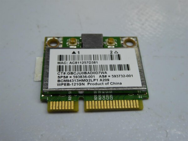 HP ProBook 6450b WLAN Karte Wifi Card 593836-001 #3816