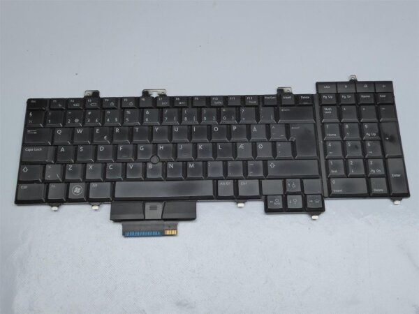 Dell Precision M6400 ORIGINAL Backlit Keyboard Dansk Layout!! 0D624F #3849