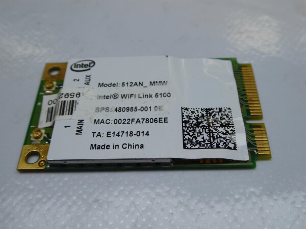 Acer Aspire 3935 Series WLAN Karte WIFI Card 512AN_MMW #3860