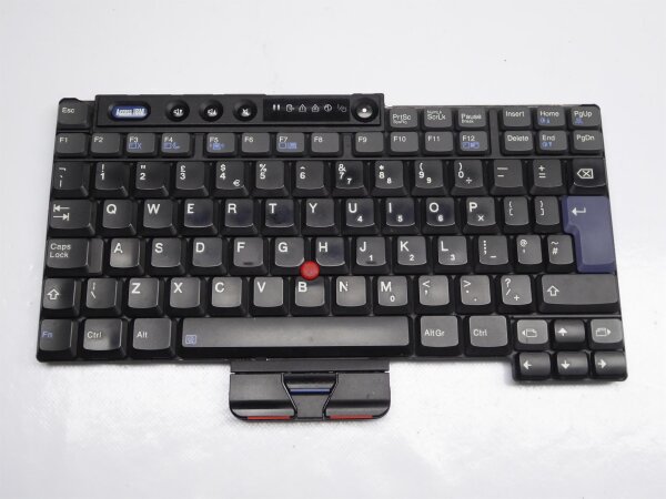 Lenovo ThinkPad X31 ORIGINAL Tastatur Keyboard UK Layout!! 08K5075  #3870