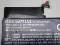 ACER Aspire M3 MA50 ORIGINAL AKKU Batterie AP12A3I #2187