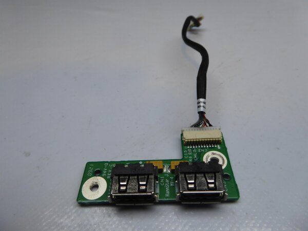 Fujitsu Siemens Amilo Li 3710 Dual USB Board mit Kabel 3HEF7UB0000 #2556