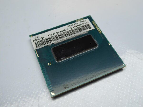 Lenovo ThinkPad W540 Intel  i7-4800M 2,70GHz-3,70GHz CPU Prozessor SR15L #3926