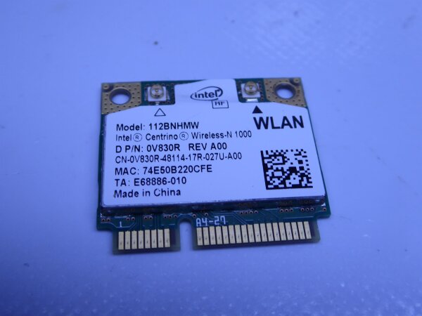 Dell XPS L702X WLAN Karte Wifi Card 0V830R #3939