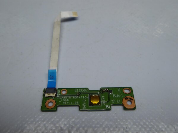 HP Envy x2 TPN-104 Powerbutton Board mit Kabel 69NL0KC40F01 #3960