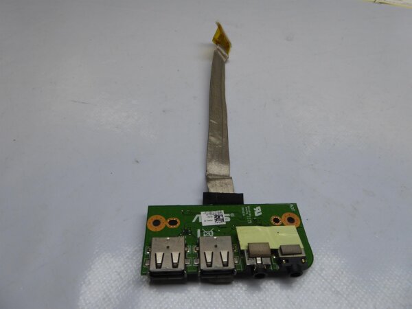 Asus N53S Dual USB Audio Board mit Kabel 60-N1QI01000-C01 #3964