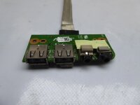 Asus N53S Dual USB Audio Board mit Kabel 60-N1QI01000-C01 #3964