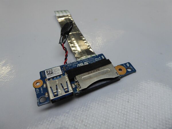Asus UX32L IO USB 3.0 SD Kartenleser Board mit Kabel 69N0R1B10B01 #3981