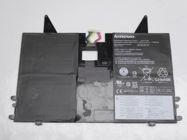 Lenovo ThinkPad Helix ORIGINAL Akku Batterie 45N1100 45N1101 #3990