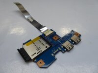 Packard Bell EasyNote LM81 USB SD Board mit Kabel 48.4HP02.011 #2806