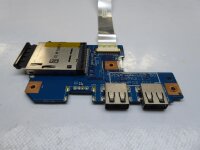 Packard Bell EasyNote LM81 USB SD Board mit Kabel 48.4HP02.011 #2806