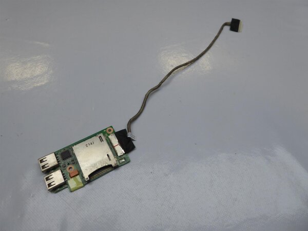 Asus G53S Dual USB SD Board mit Kabel 60-N7CCR1000-B02  #4019