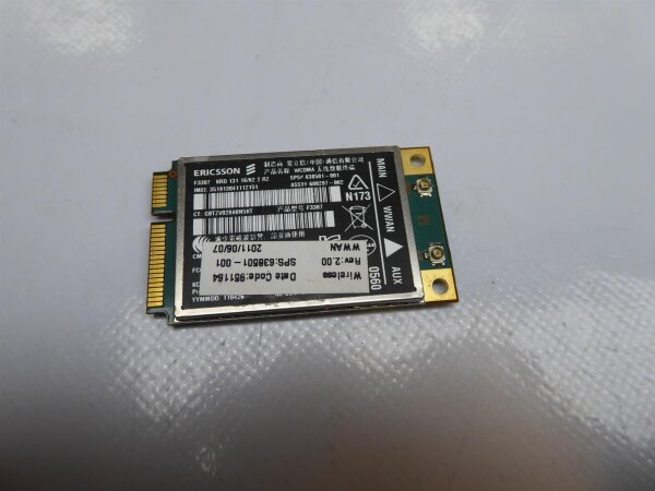 HP ProBook 4530s Wireless WWAN Karte ERICSSON 638501-001 #2621