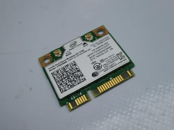 HP ProBook 450 G2 WLAN Karte Wifi Card 784638-001  #4067